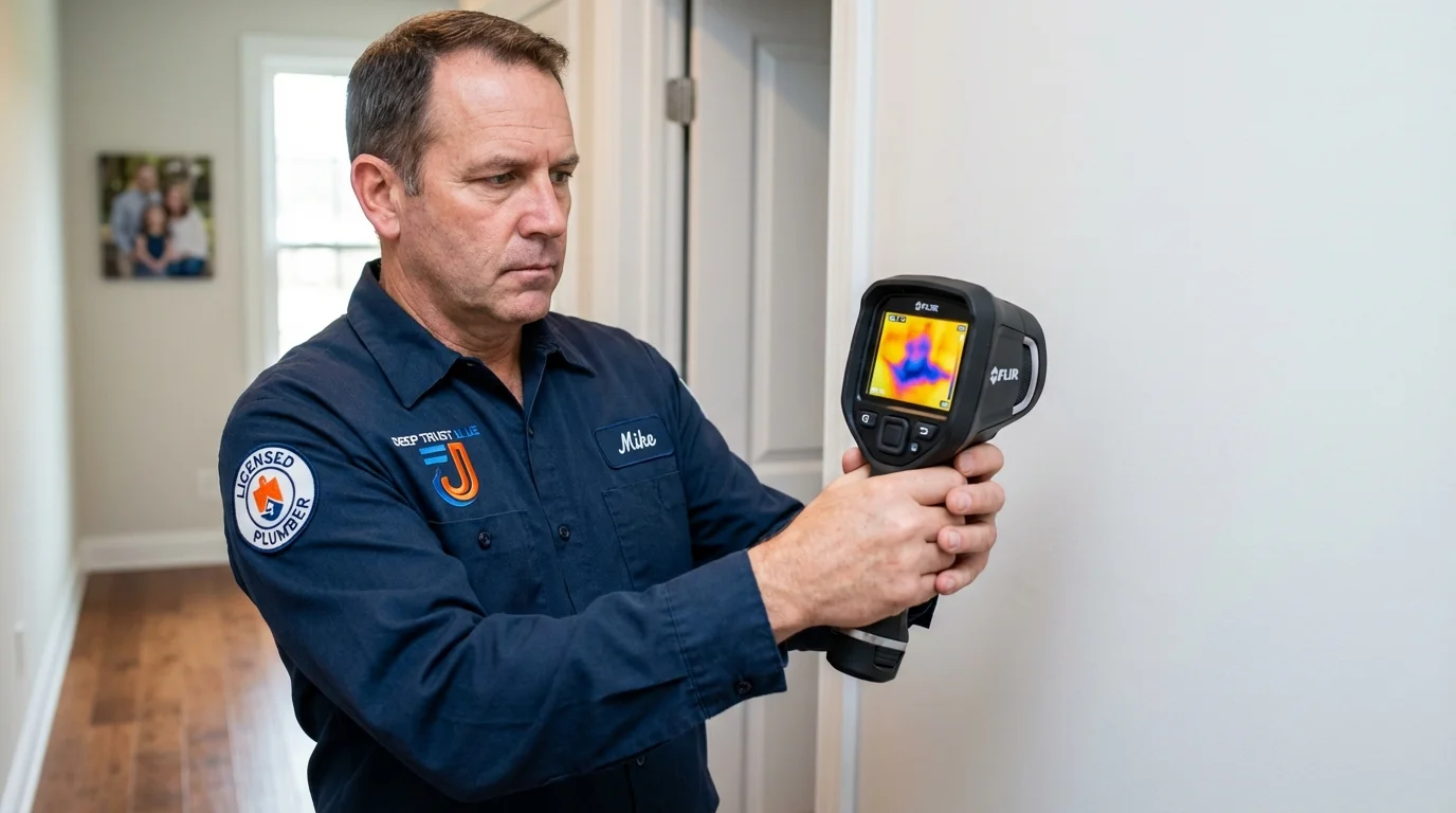 Thermal imaging leak detection by Johns Plumbing LLC in Rosemead